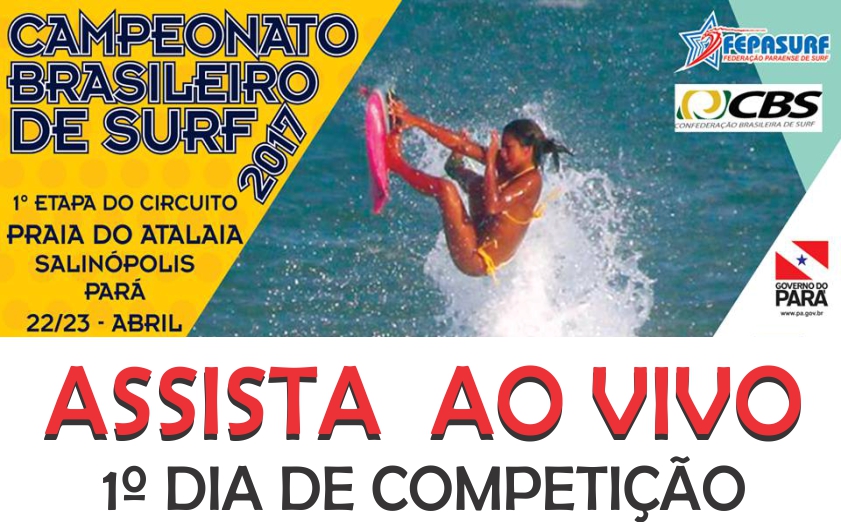 Transmissão ao vivo do 1º dia da I Etapa do Circuito Brasileiro de Surf
