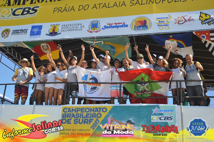 Catarinenses levam o título por equipes da 1ª etapa do Circuito Brasileiro Amador 2017