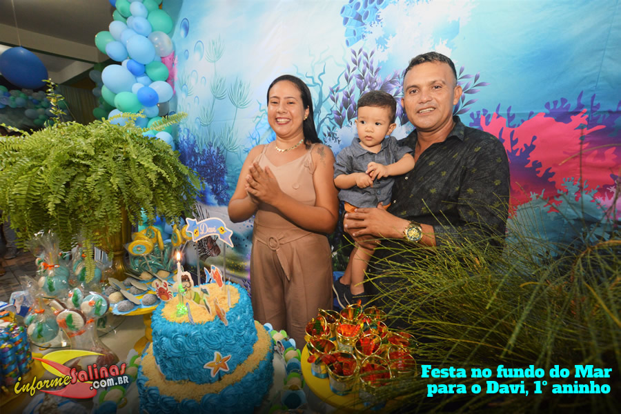 Festa no Fundo do Mar para o Davi, 1º Aninho